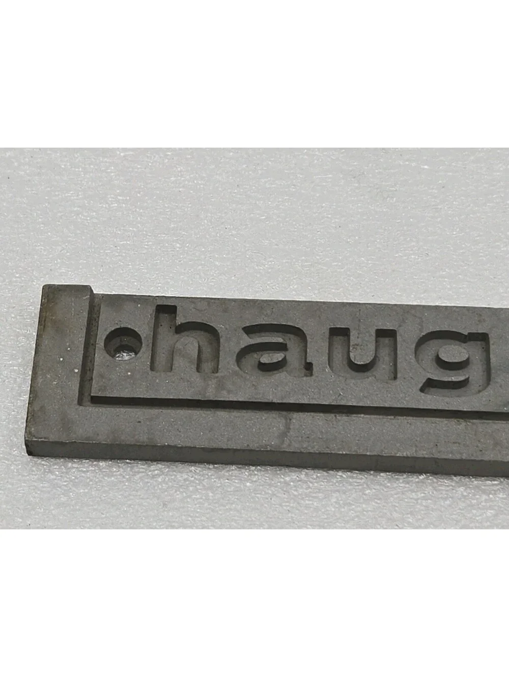 Haughton Elevator Co Cast Metal Sign Nameplate Toledo Ohio Industrial Salvage